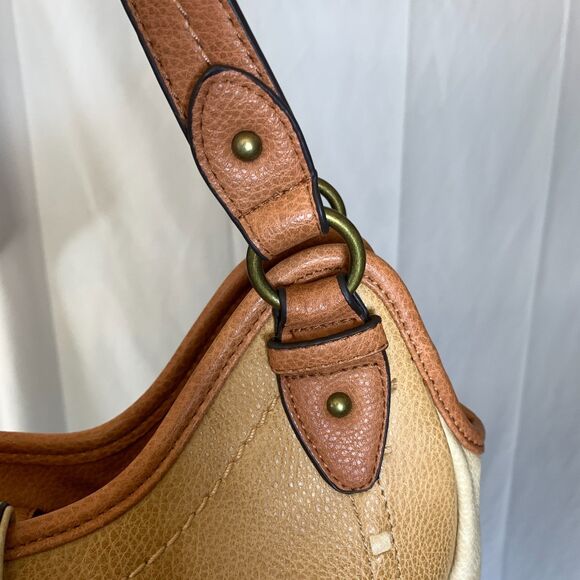 BOC Born Concept Hobo Shoulder Bag Tan pebbled faux leather Purse - Picture 9 of 14